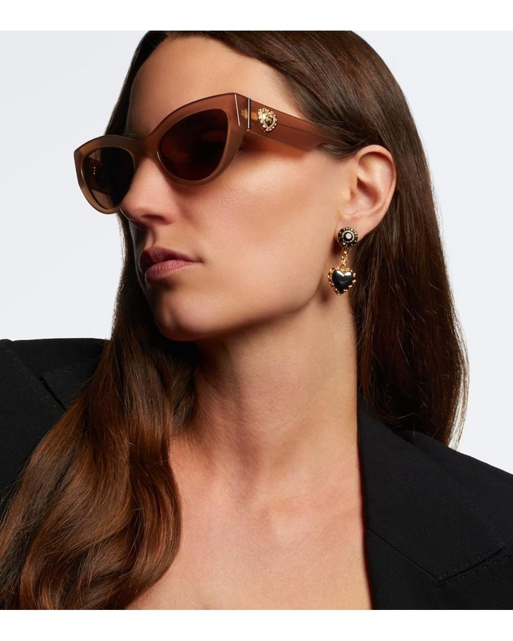 Dolce & Gabbana Pink Devotion Cat-Eye Sunglasses