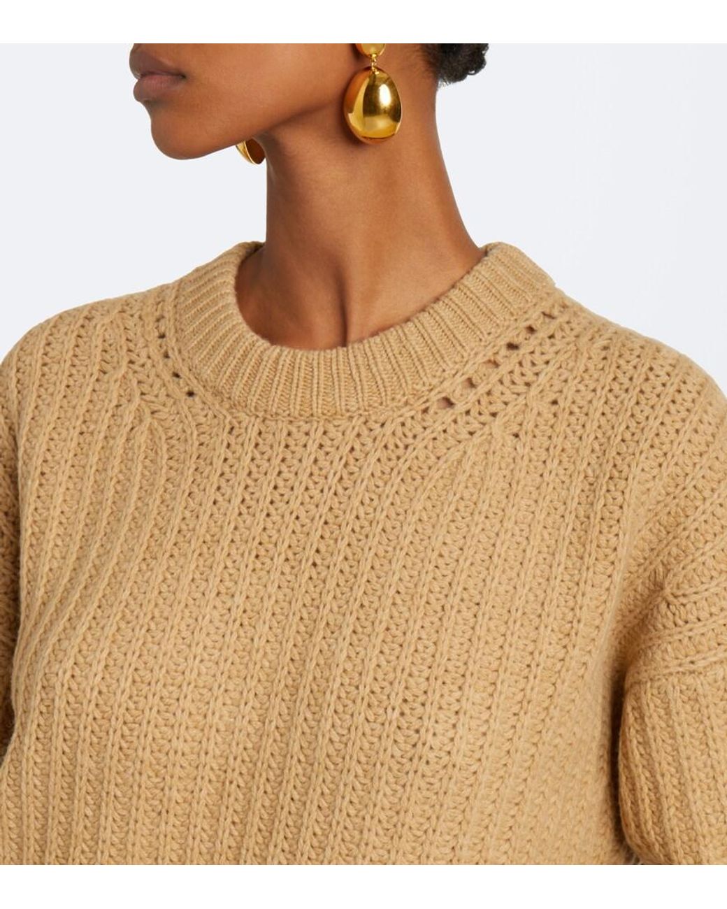 Isabel Marant Natural Lucrecia Wool Sweater