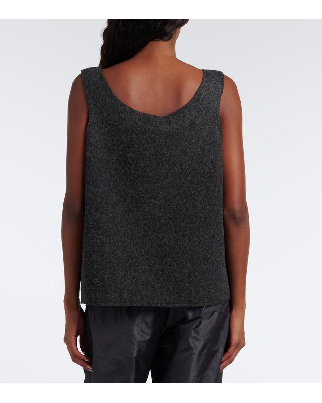 Prada Black Virgin Wool Top