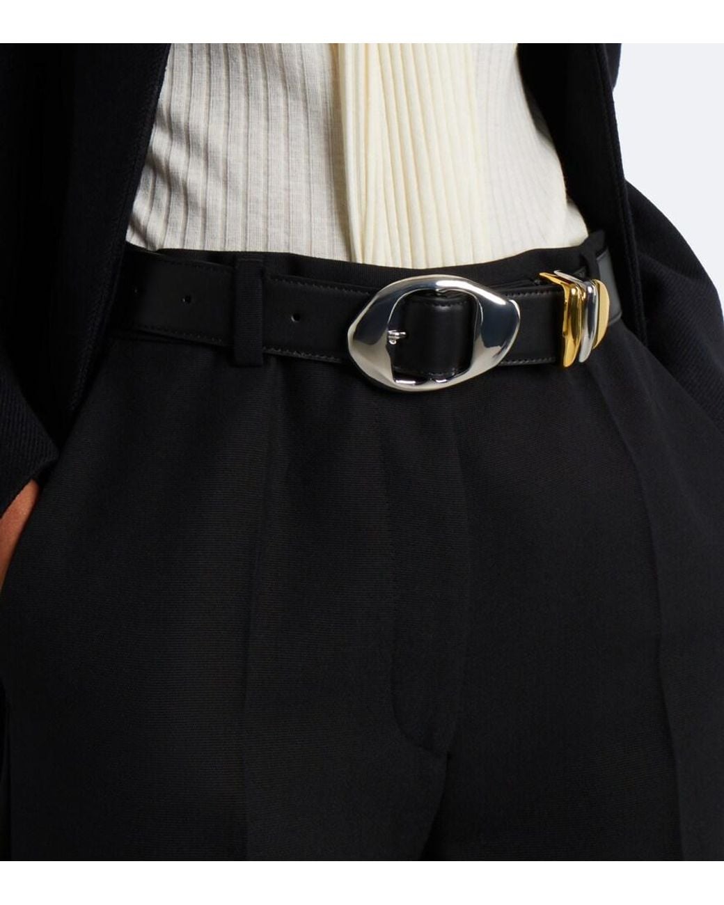 Amanu Black Grumeti Leather Belt