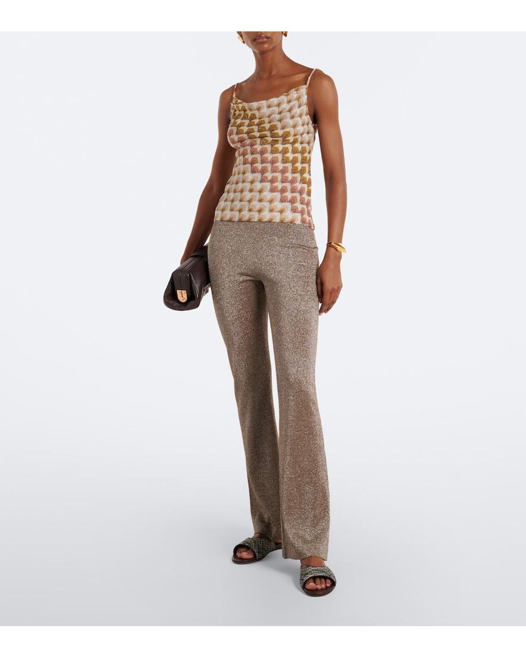 Missoni Multicolor Liza Lame Mules