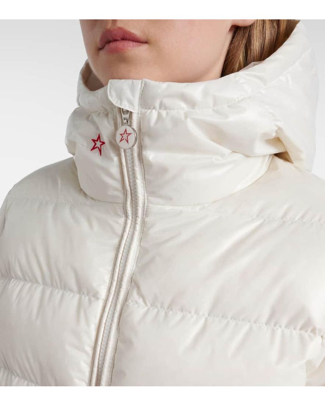 Perfect Moment White Polar Flare Down Ski Jacket