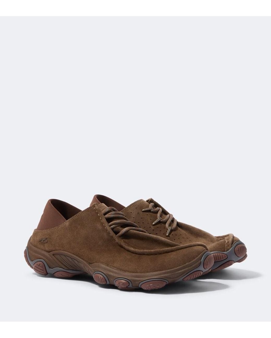 Balenciaga Brown Pace Suede Sneakers for men