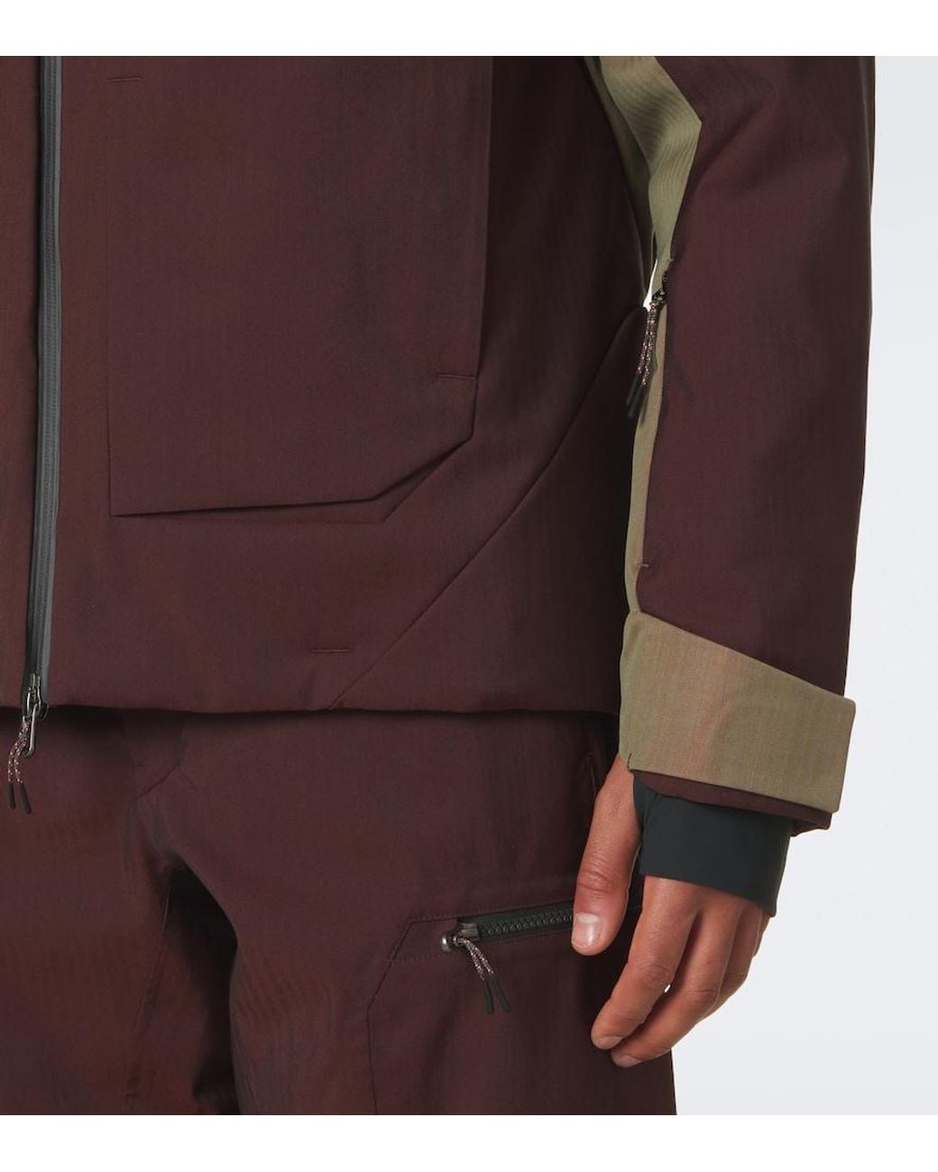 Sease Brown Trace 2.0 Wool-Blend Down Ski Jacket for men