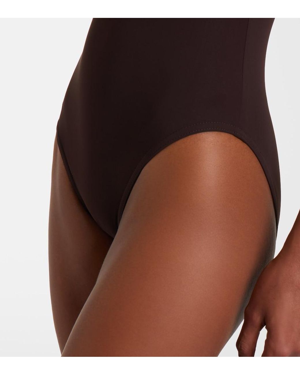 Karla Colletto Brown Billie Swimsuit
