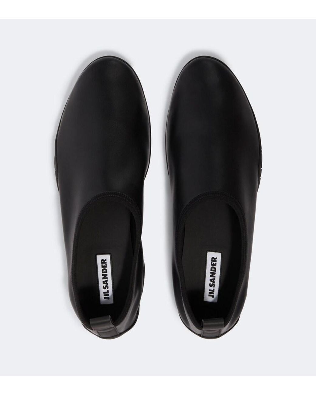 Jil Sander Black Elbe Slip-On Shoes for men
