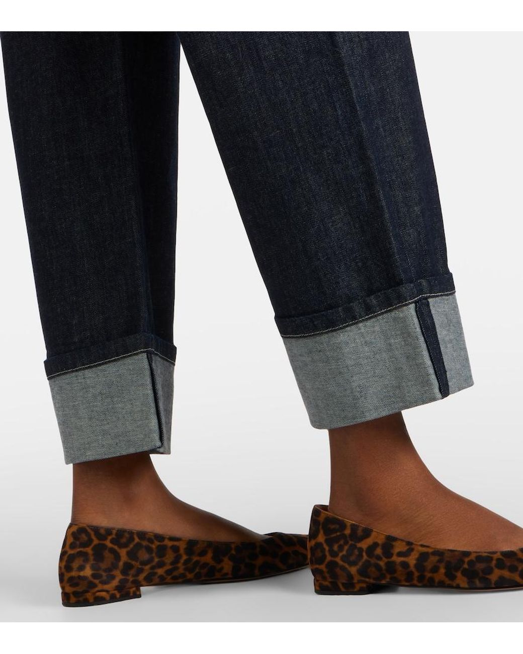 Max Mara Blue Wide-Leg Jeans