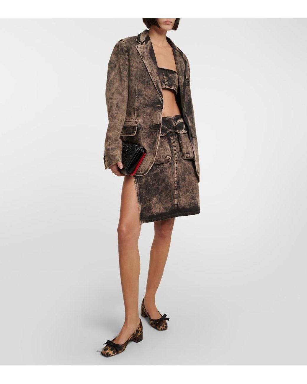 Christian Louboutin Brown Mamaflirt Leopard-Print Pumps