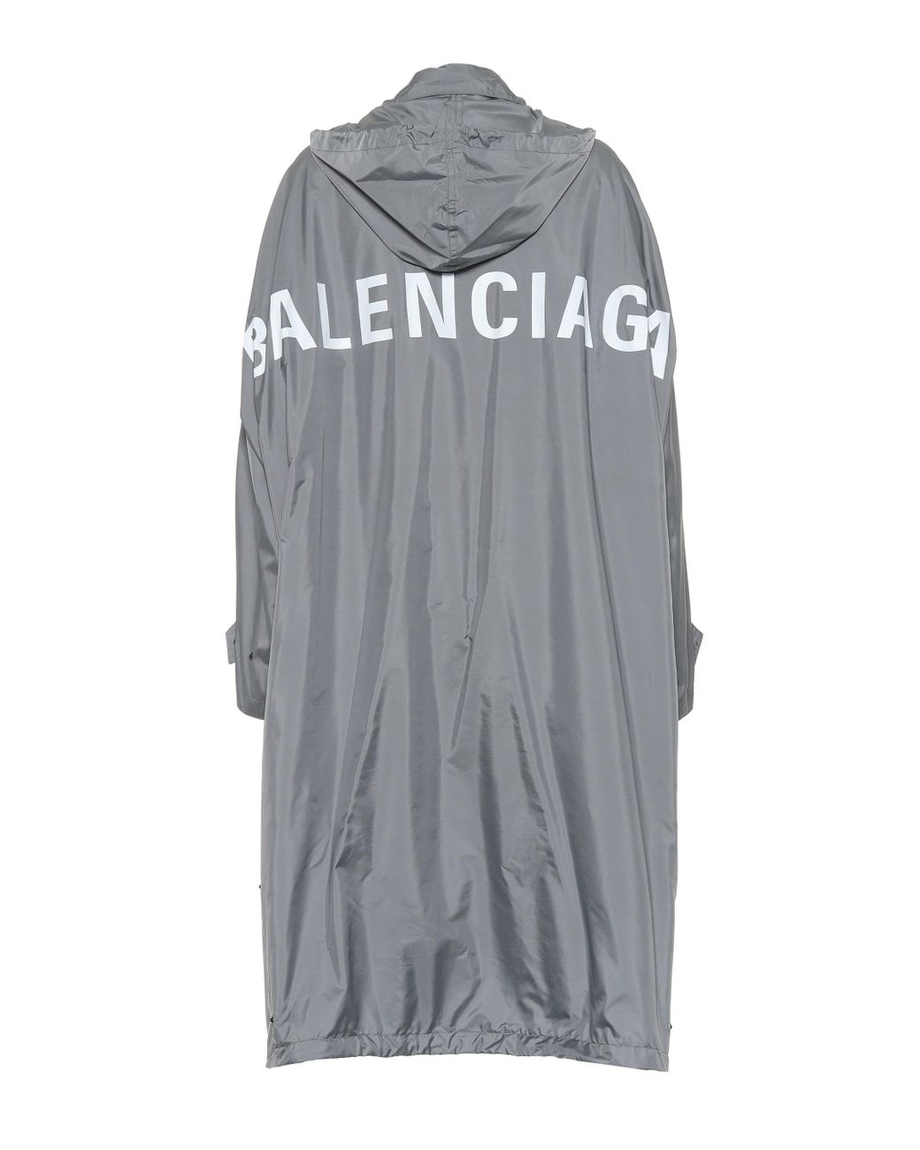 Balenciaga Opera Oversized Raincoat in Gray | Lyst