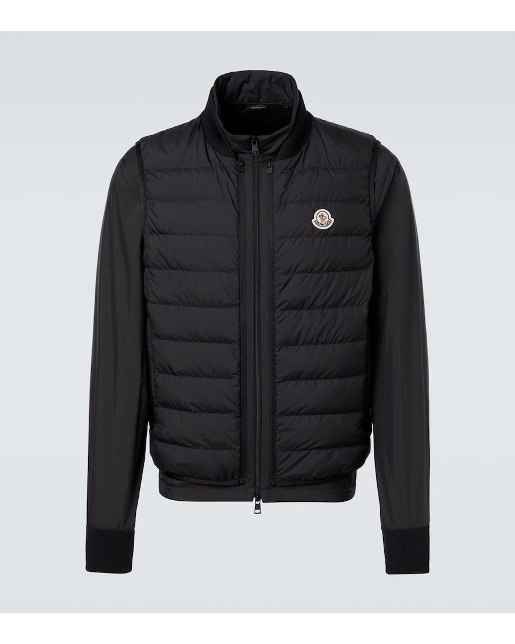 Moncler Black Verney Down-Paneled Jacket for men