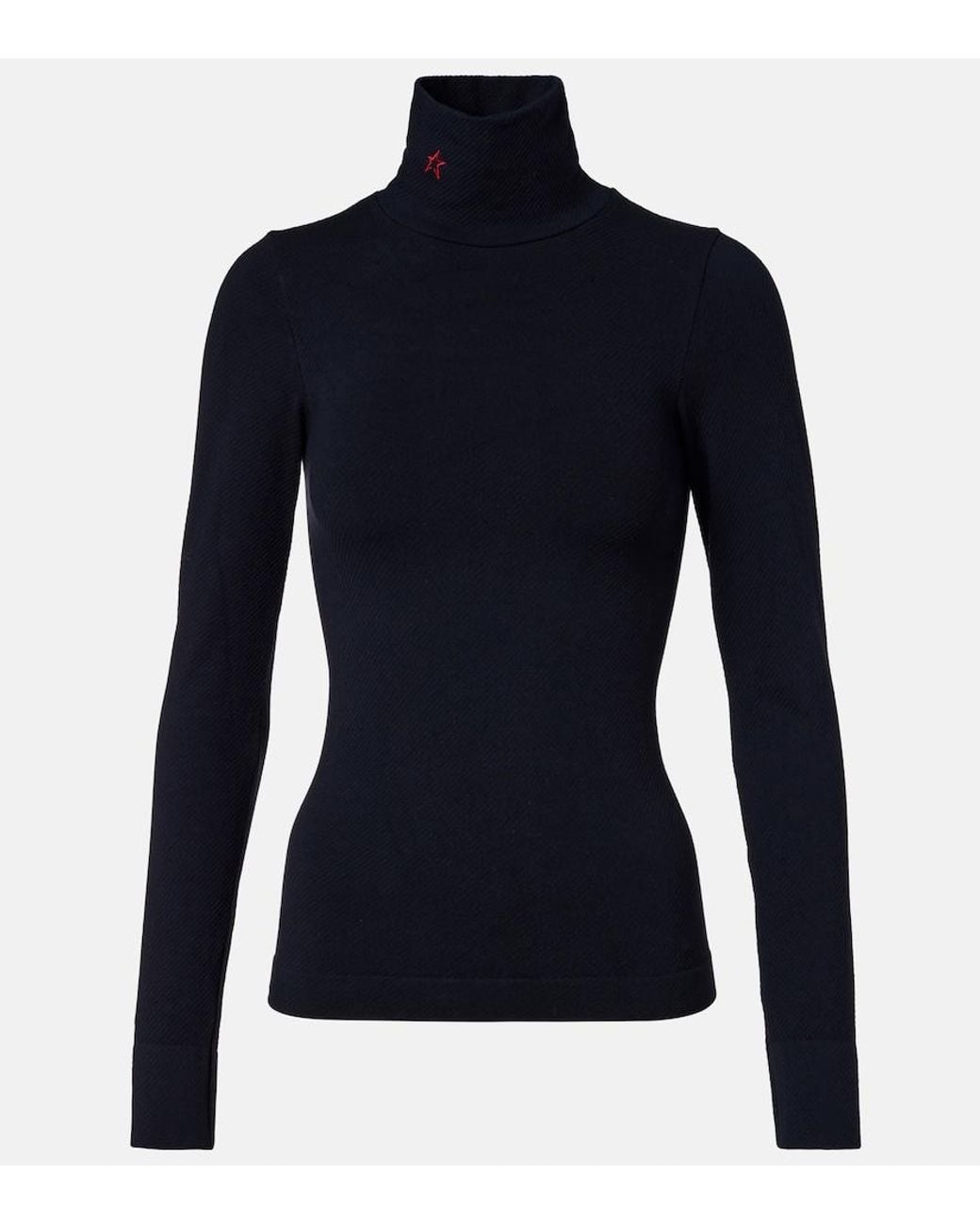 Perfect Moment Blue Turtleneck Ski Top
