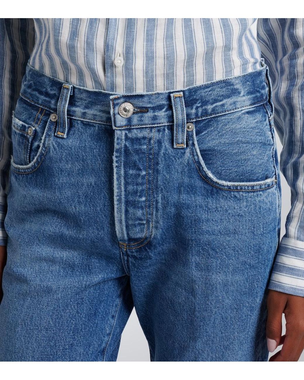 Citizens of Humanity Blue '90S French Straight Jeans