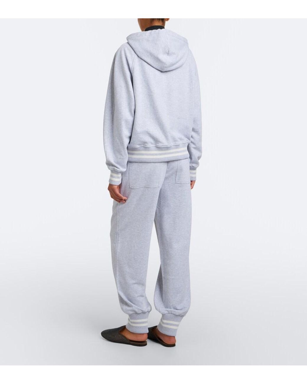Brunello Cucinelli Gray Cotton Jersey Sweatpants