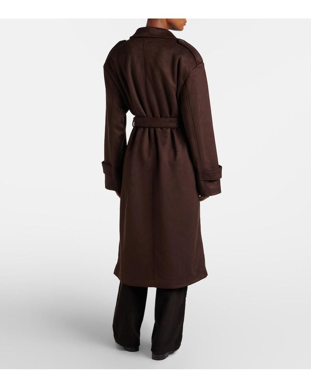 Frankie Shop Brown Pembroke Trench Coat