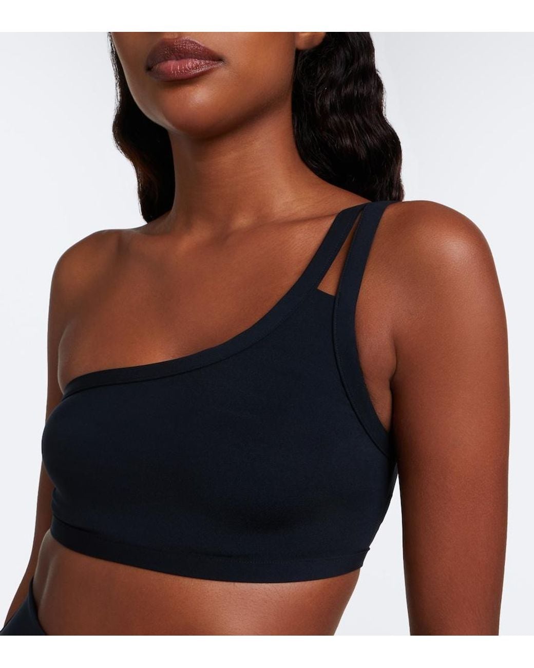 Eres Black Connie One-Shoulder Bikini Top