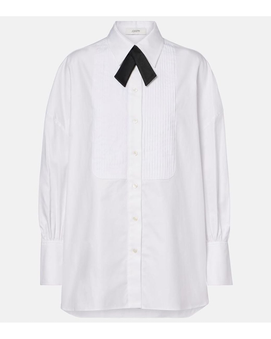 Joseph White Ferrus Cotton Shirt