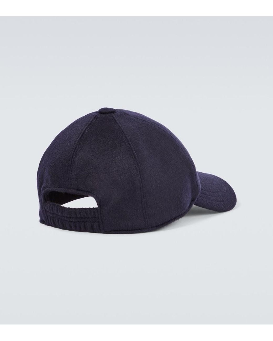 The Row Blue Caspian Cashmere Baseball Cap for men