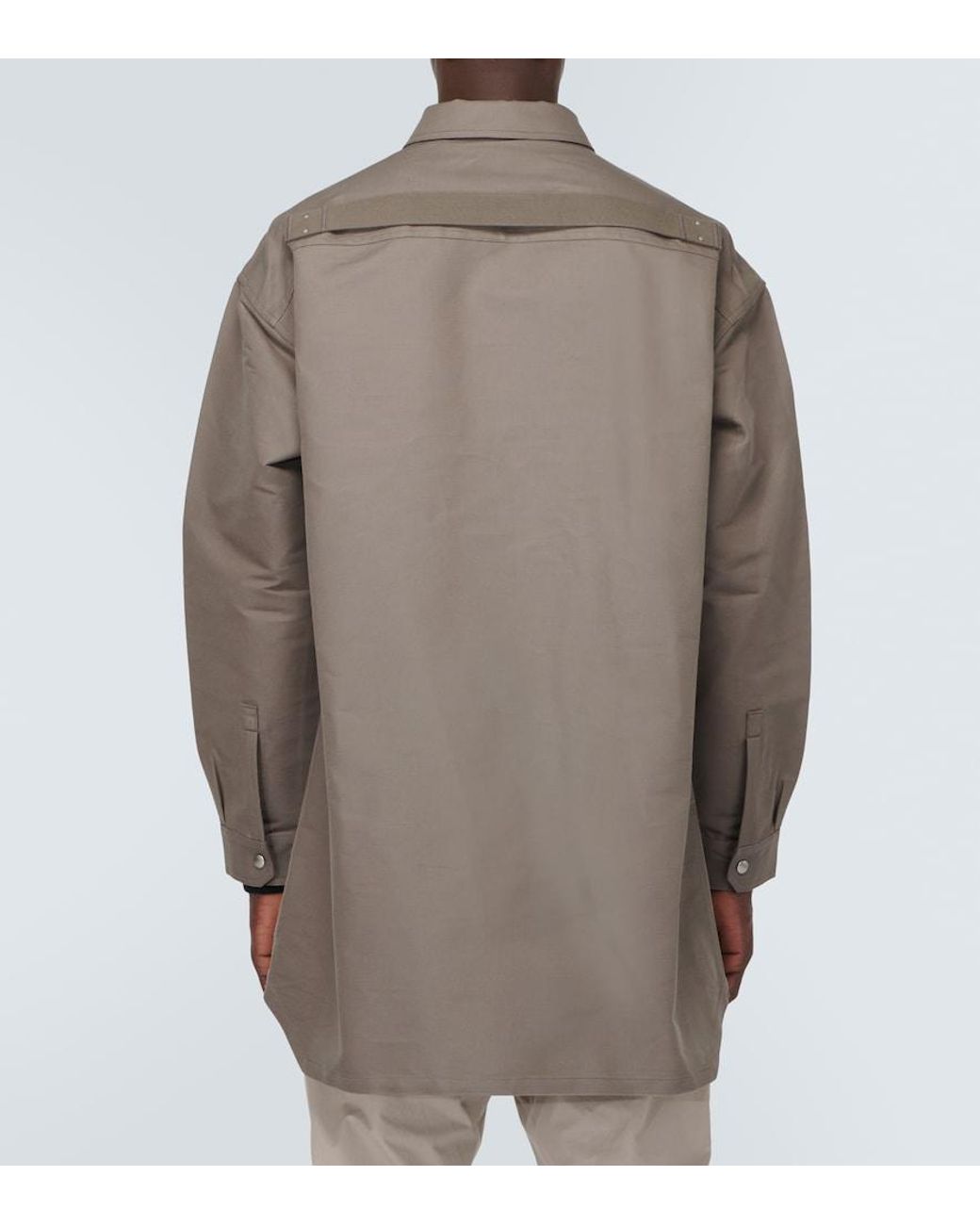 Rick Owens Brown Denim Overshirt for men