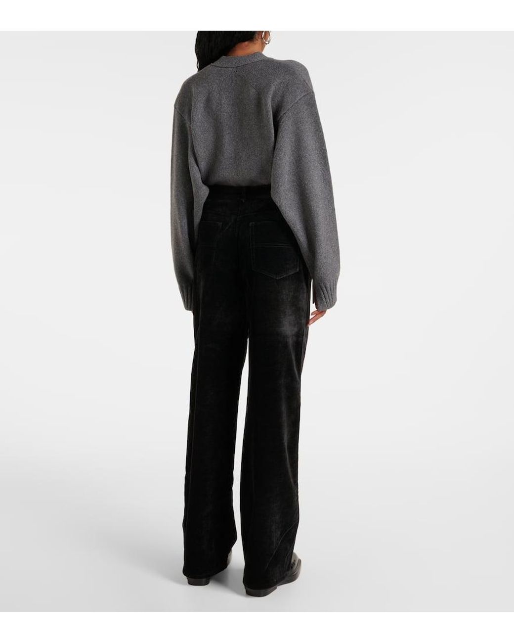 Proenza Schouler Black Label Weite Hose Donovan Aus Chenille