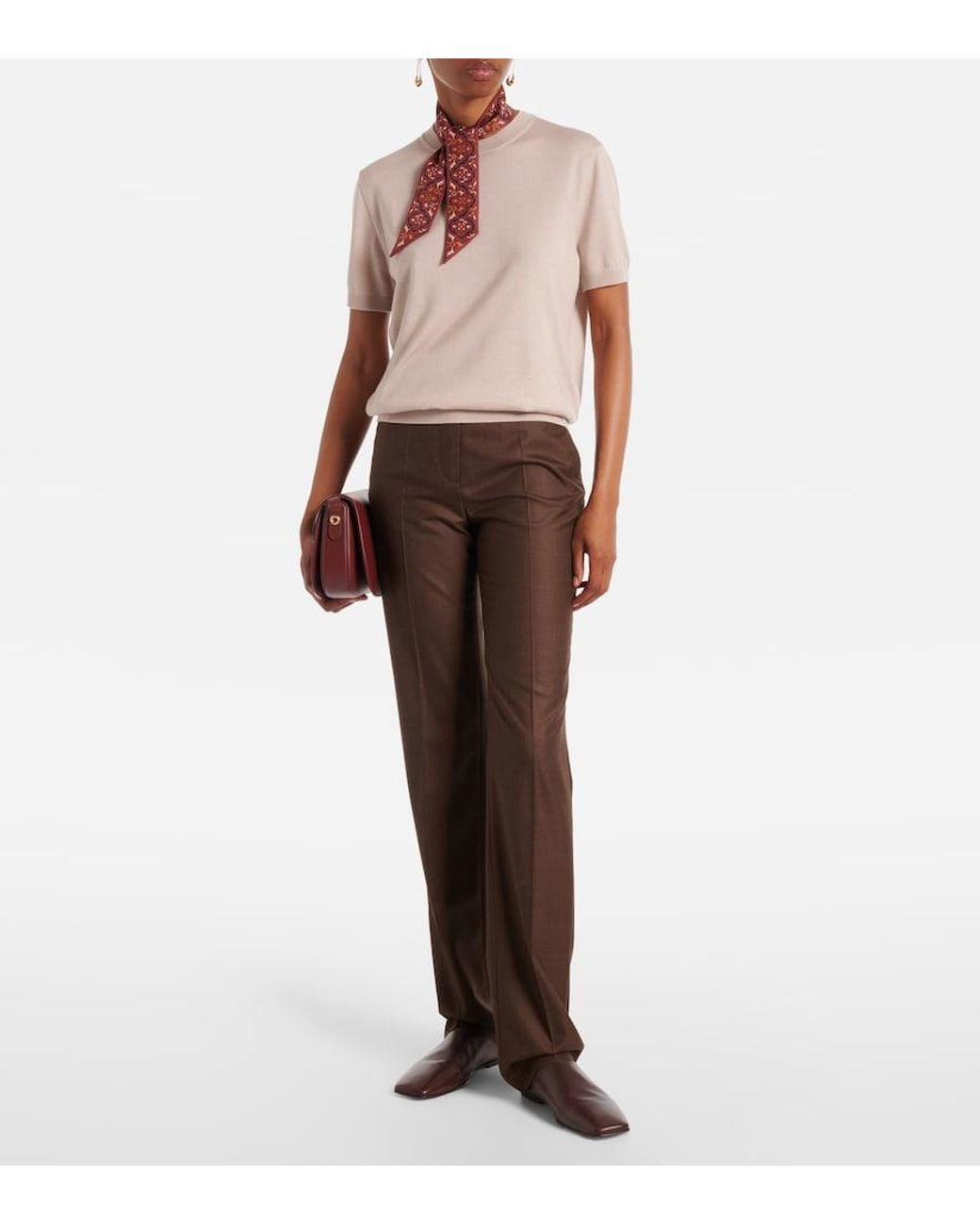 Loro Piana Natural Sottile Wool, Silk And Cashmere Sweater