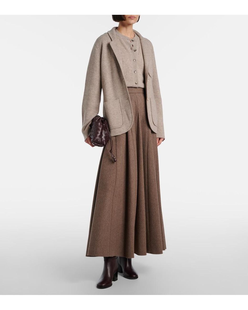 Jardin Des Orangers White Cashmere Cardigan