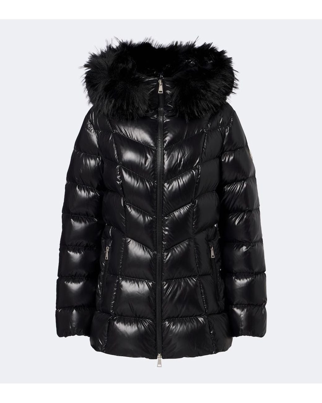Moncler Black Fulmar Hooded Down Jacket