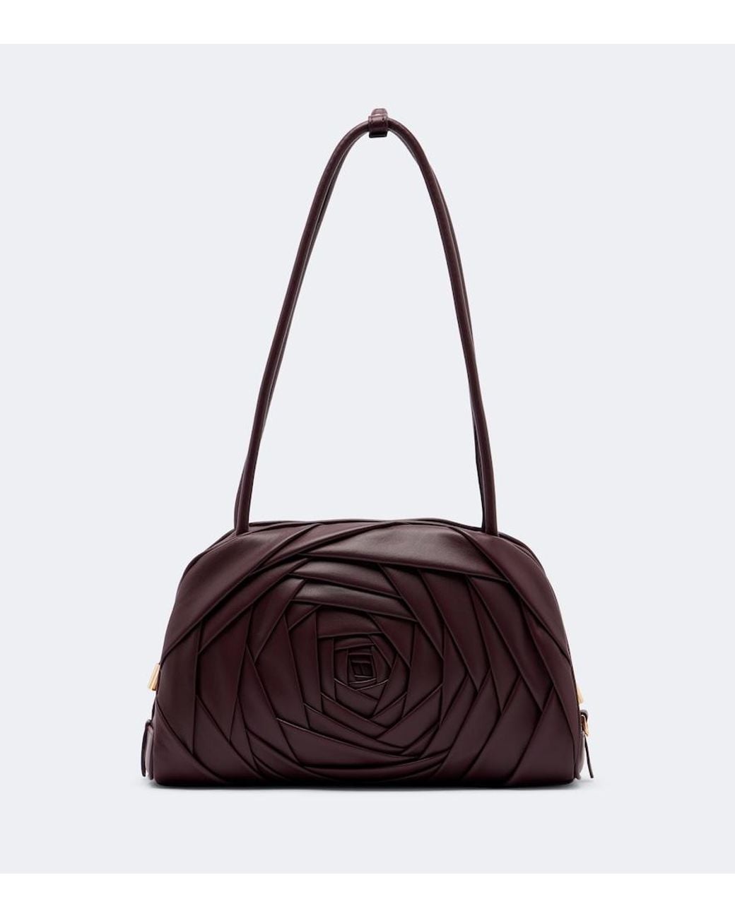 Roger Vivier Purple Roseline Leather Shoulder Bag