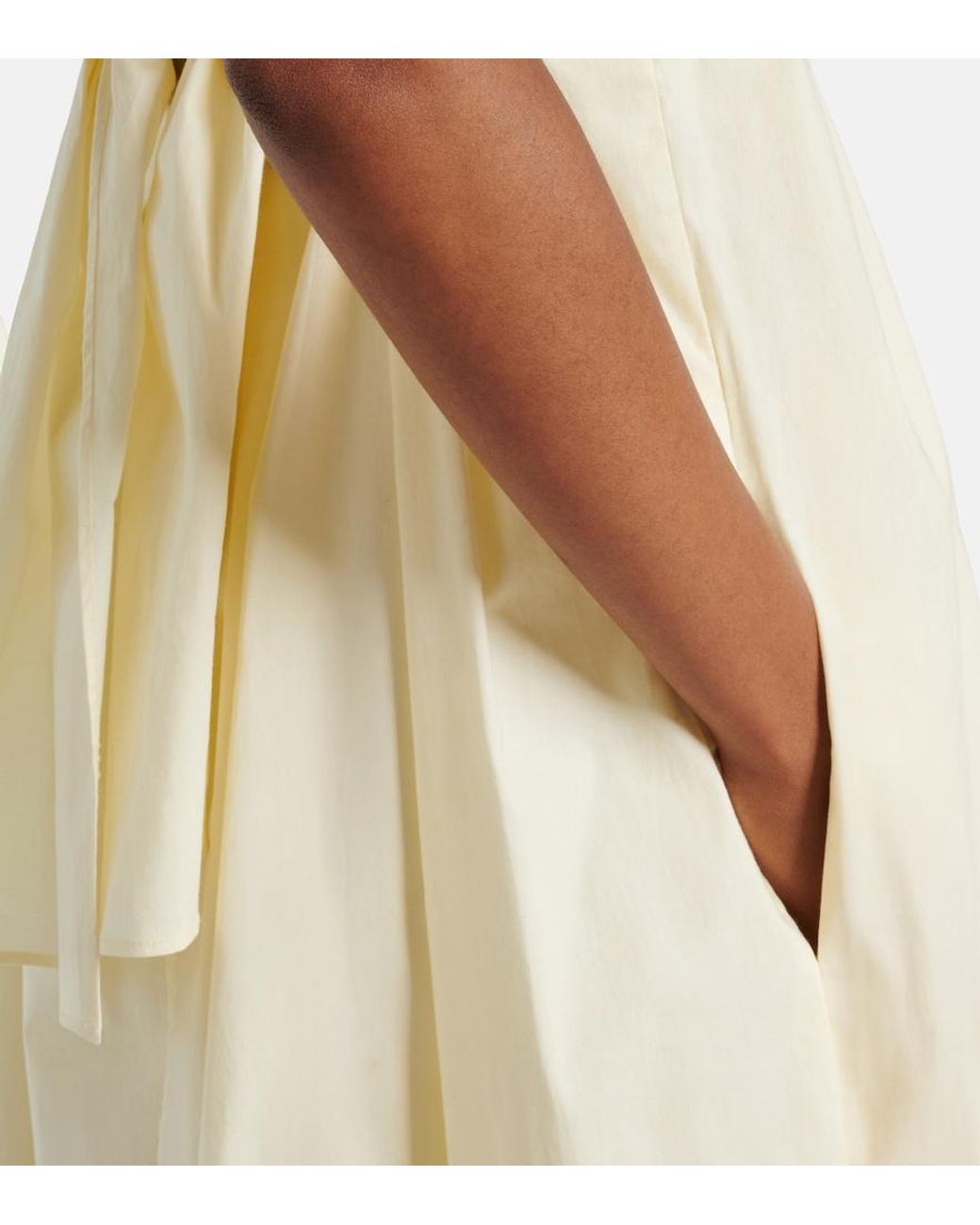 Proenza Schouler White Label Claudine Poplin Midi Dress