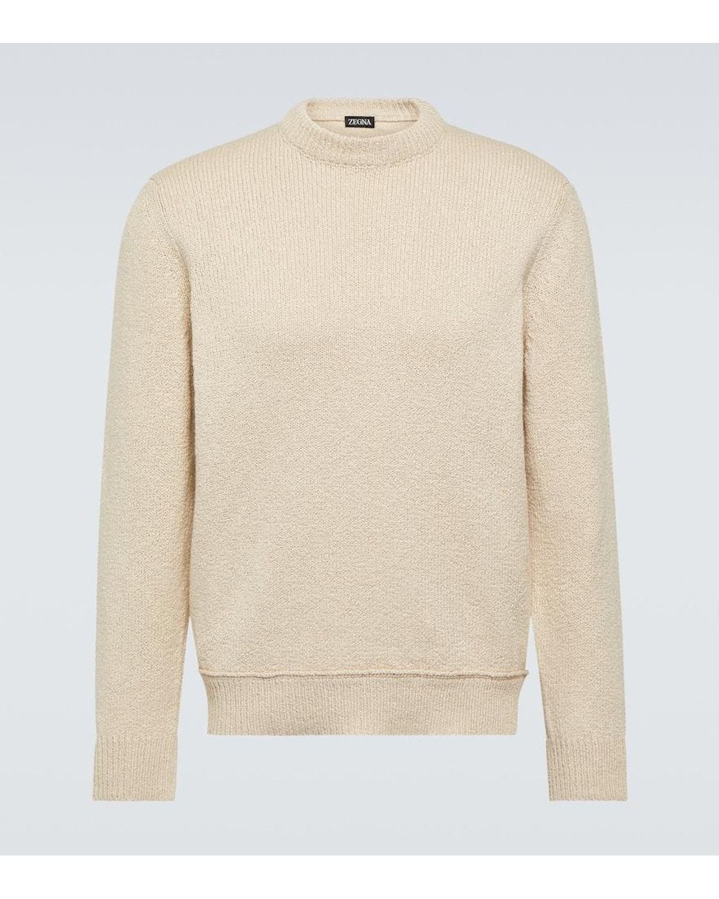 Zegna Natural Cotton Sweater for men