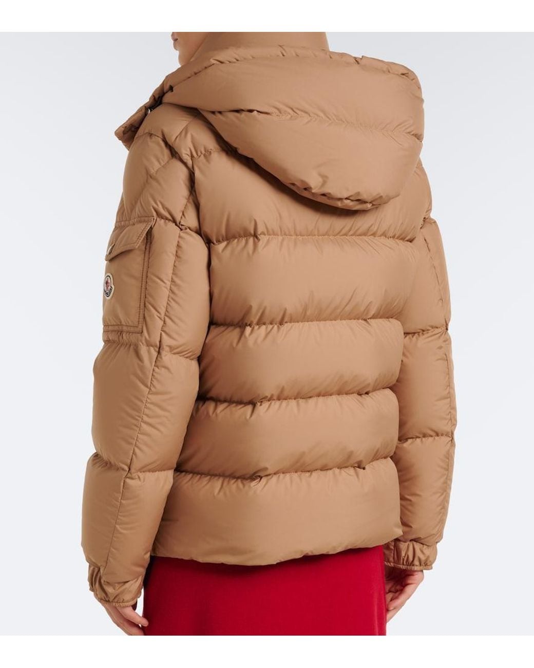 Moncler Brown Maya 70 Hooded Down Jacket