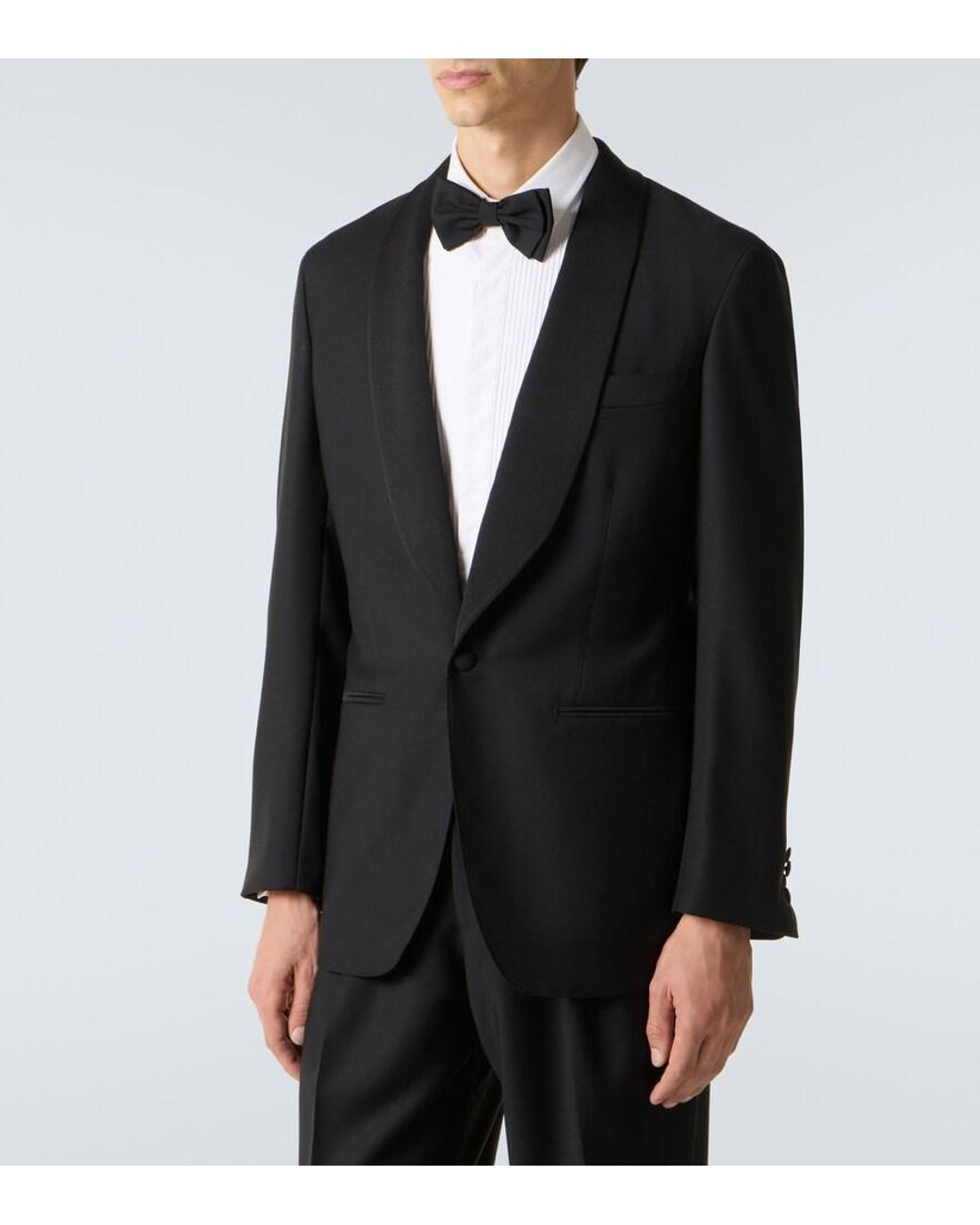 Saman Amel Smoking Aus Wolle in Black für Herren