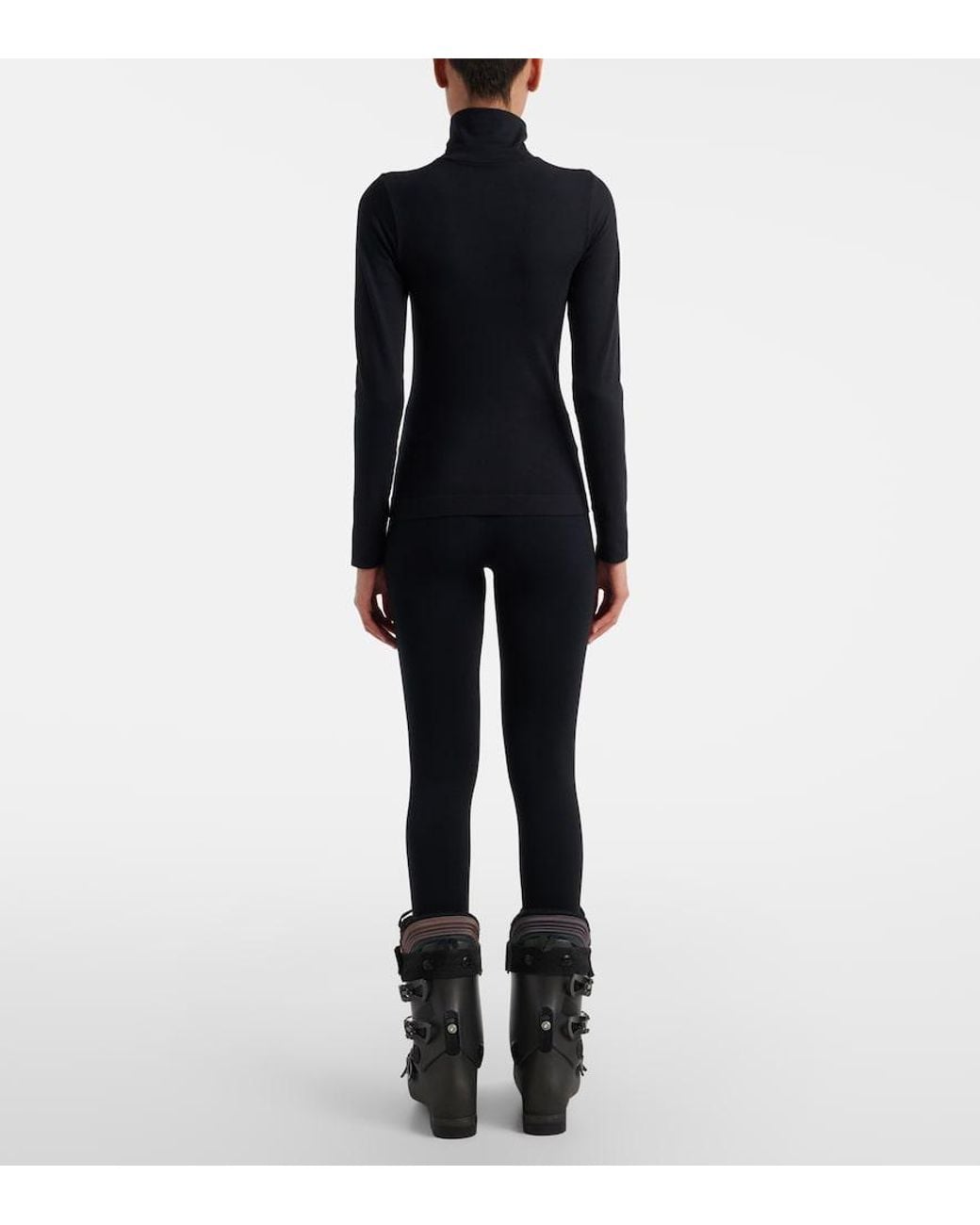 Perfect Moment Blue Turtleneck Ski Top
