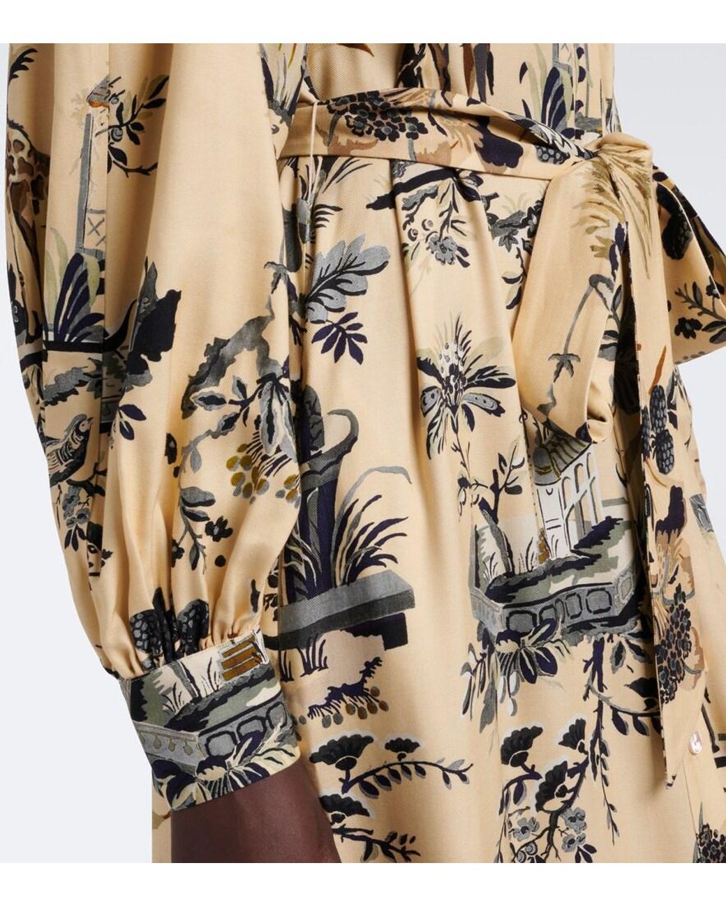Etro Metallic Printed Maxi Dress