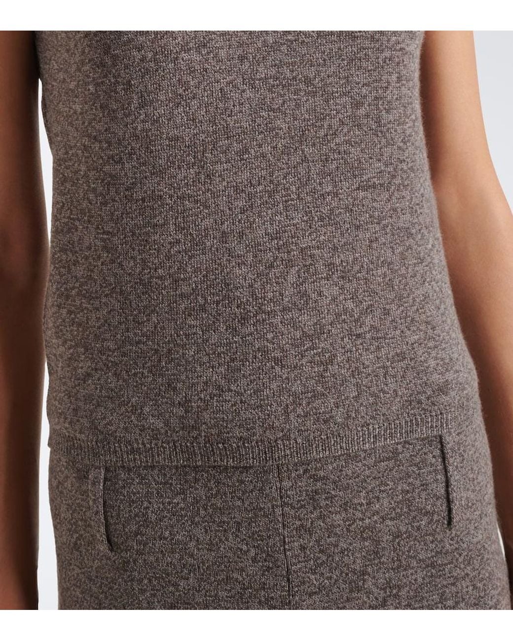 Magda Butrym Brown Wool Turtleneck Sweater