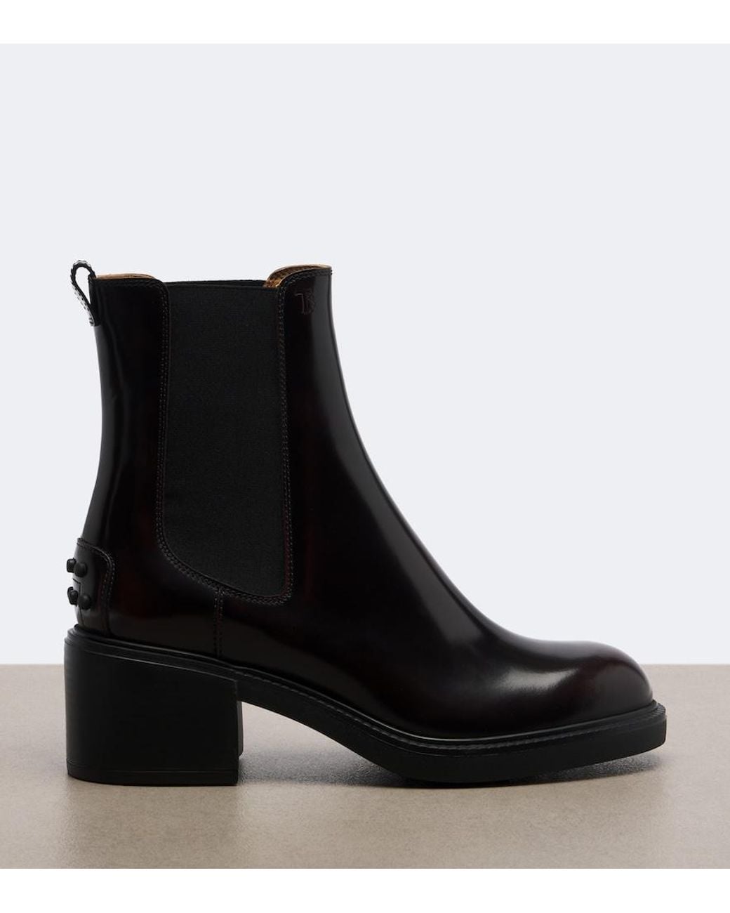Tod's Black Leather Chelsea Boots