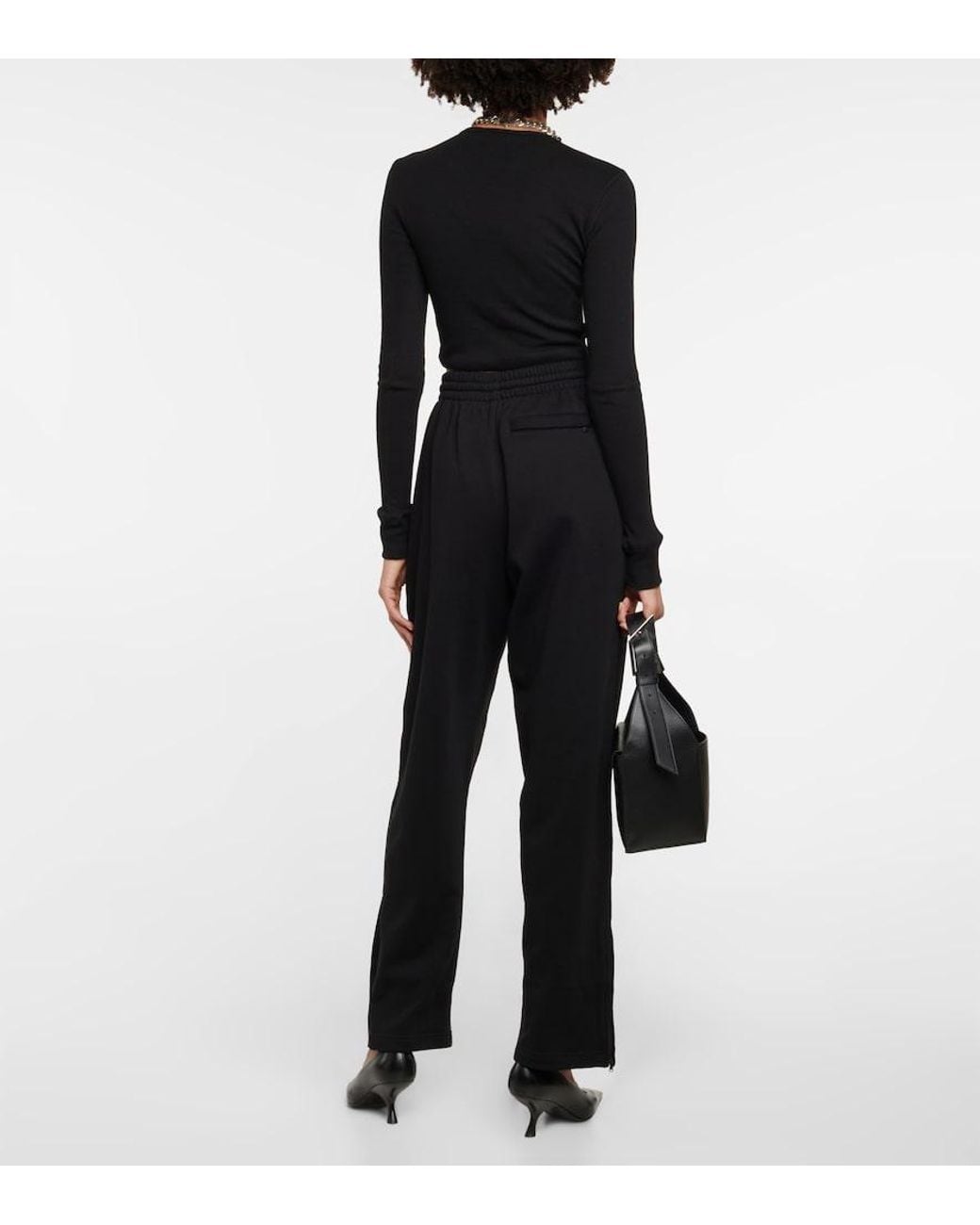 Wardrobe NYC Black X Hailey Bieber Hb Cotton Fleece Sweatpants