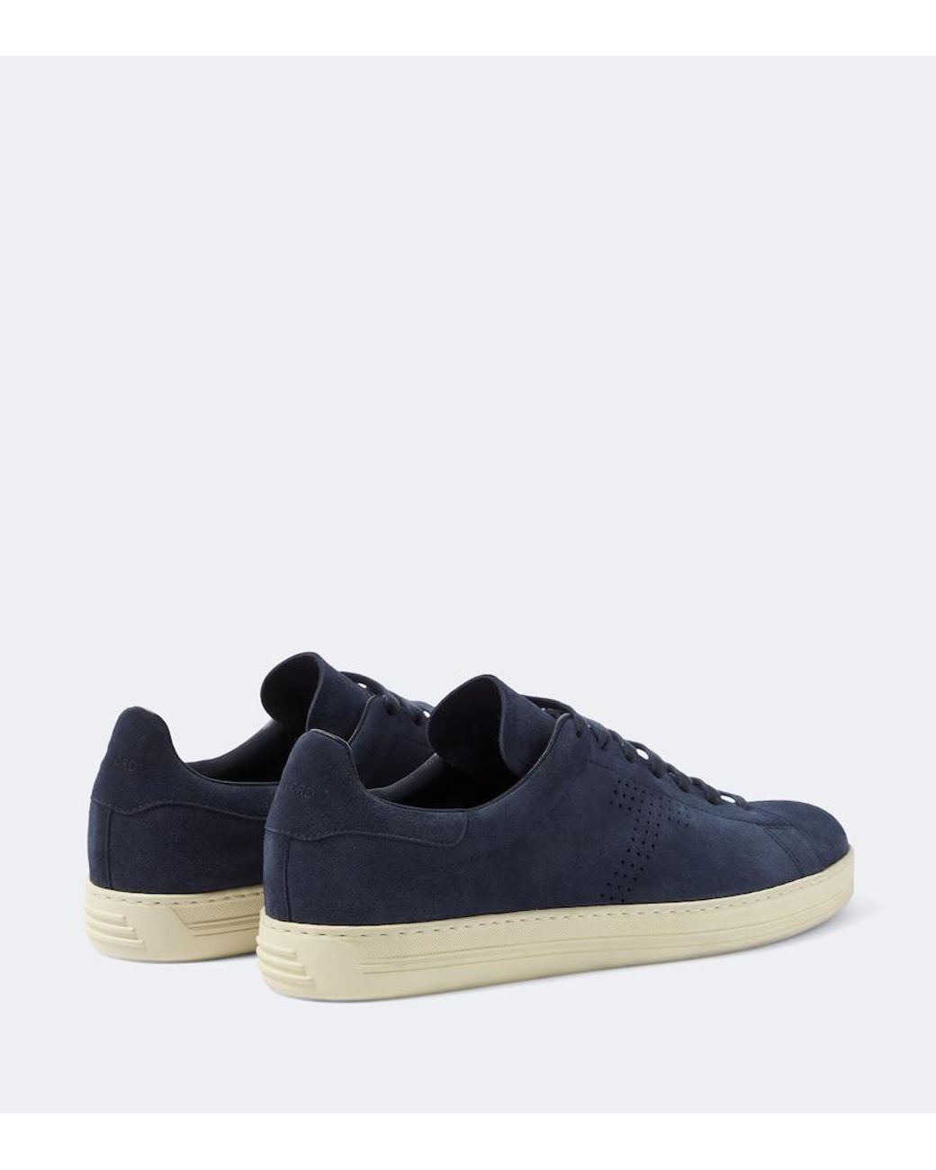 Tom Ford Blue Warwick Suede Sneakers for men