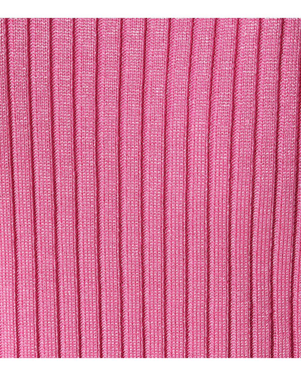 flare knitted dress x Tanya Foster Long Sleeve Fit & Flare Stretch Knit Dress In Red