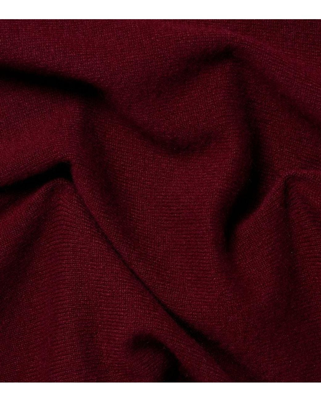 Lisa Yang Red Frieda Cashmere Scarf