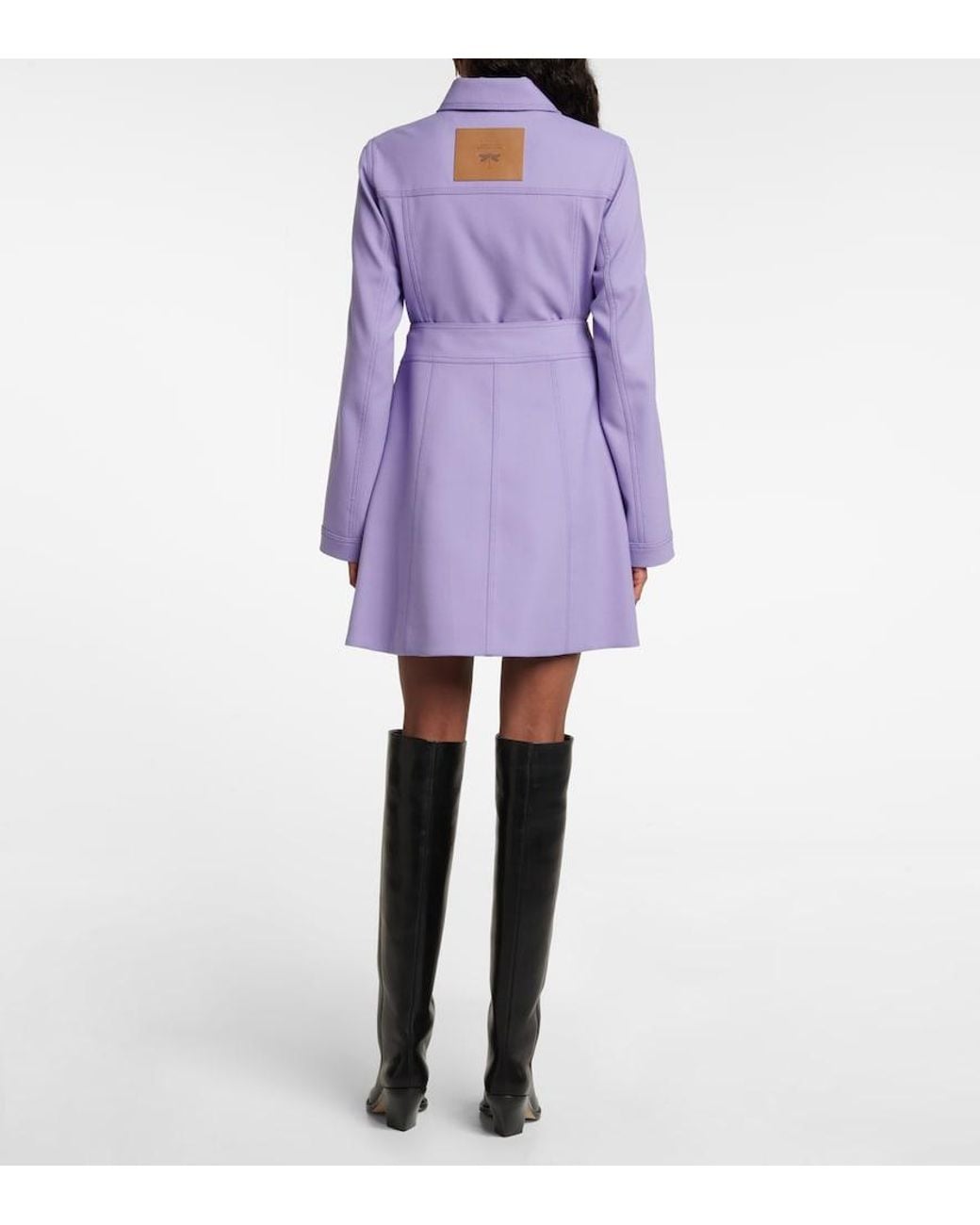 Dorothee Schumacher Purple Casual Attraction Miniskirt