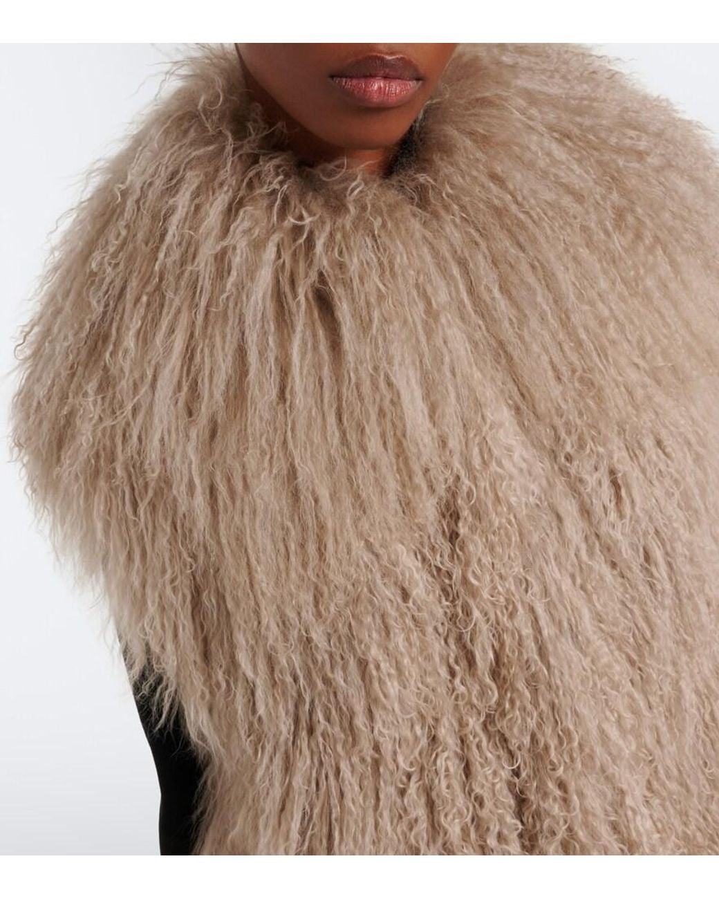 Yves Salomon Natural Shearling Vest