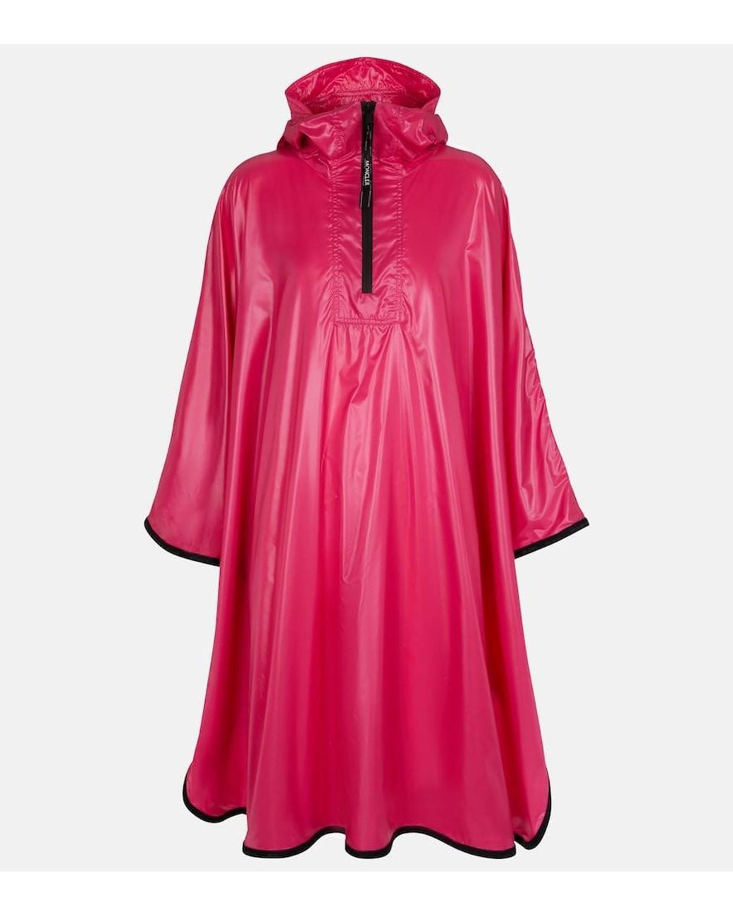 Moncler Red Waterproof Poncho