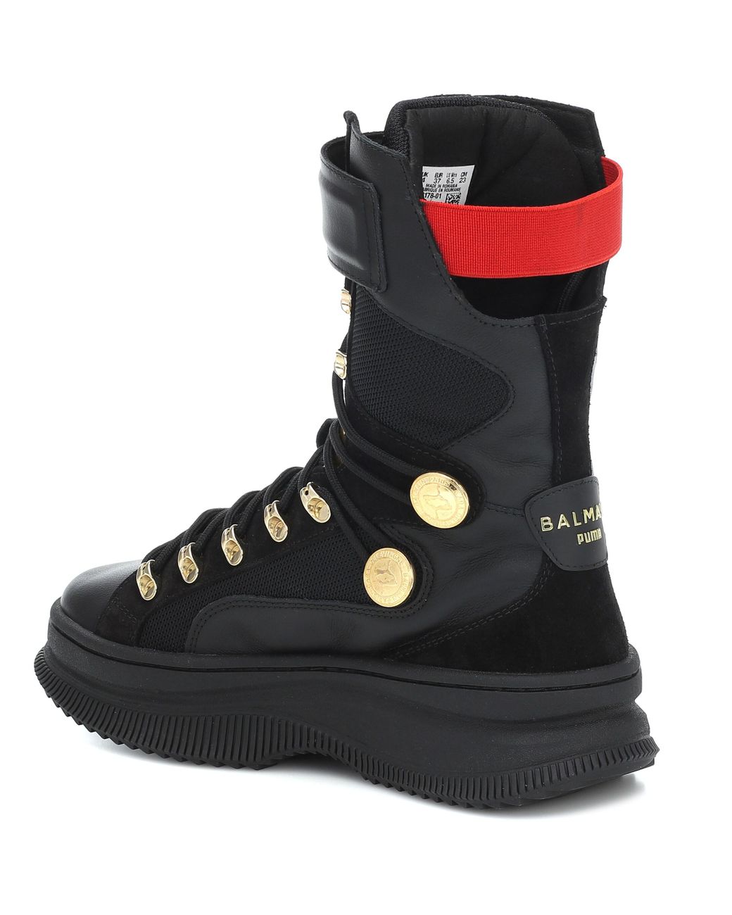 人気話題コラボ！ PUMA X BALMAIN WMNS DEVA BOOT LOW BLACK Buy Puma Womens X Balmain Deva Boots Puma Black