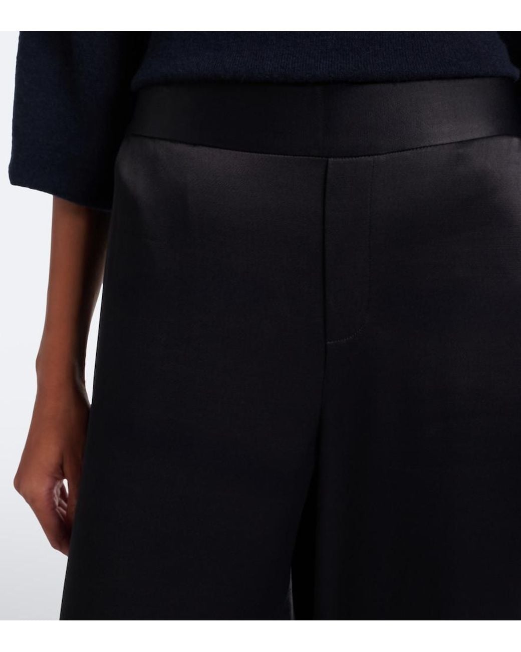 Lisa Yang Black Wide-Leg Pants