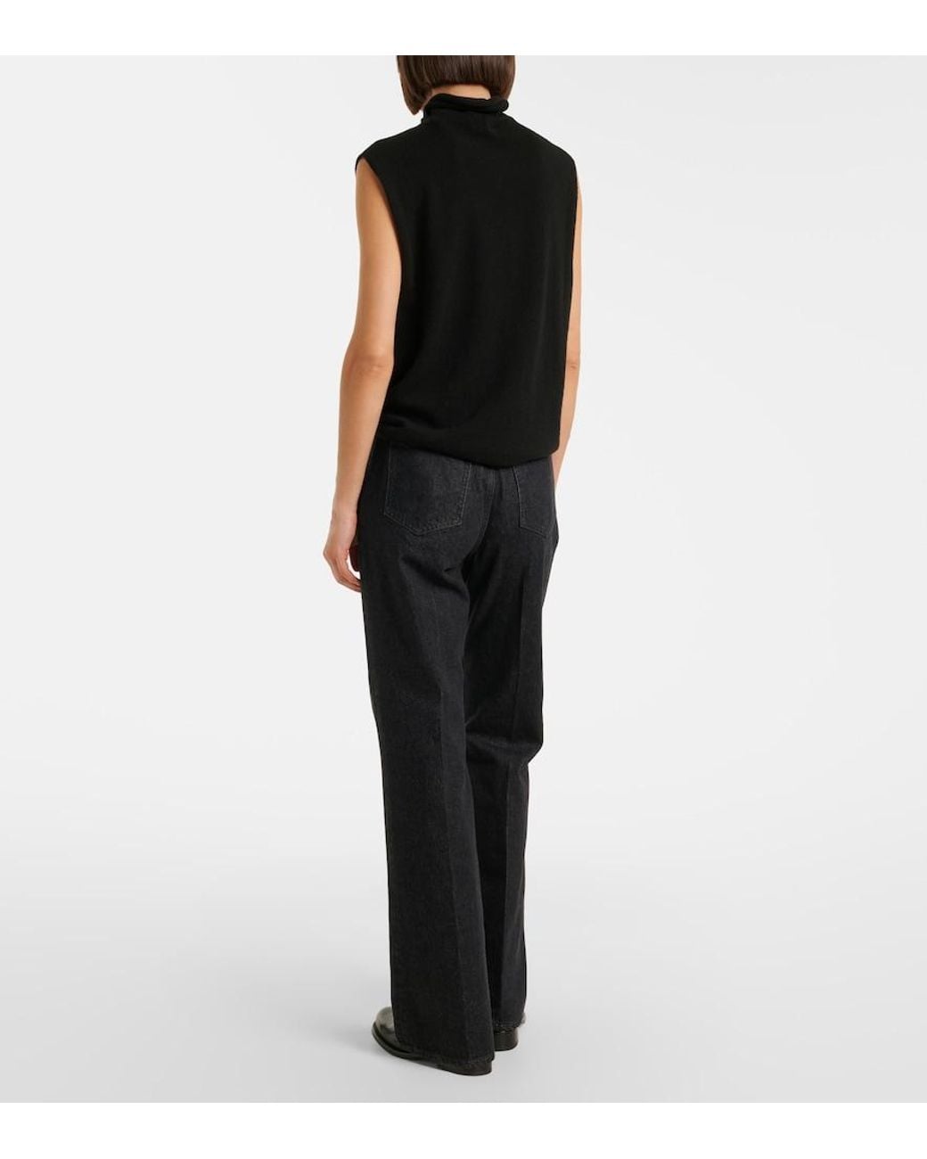 The Row Blue Vita Straight Jeans