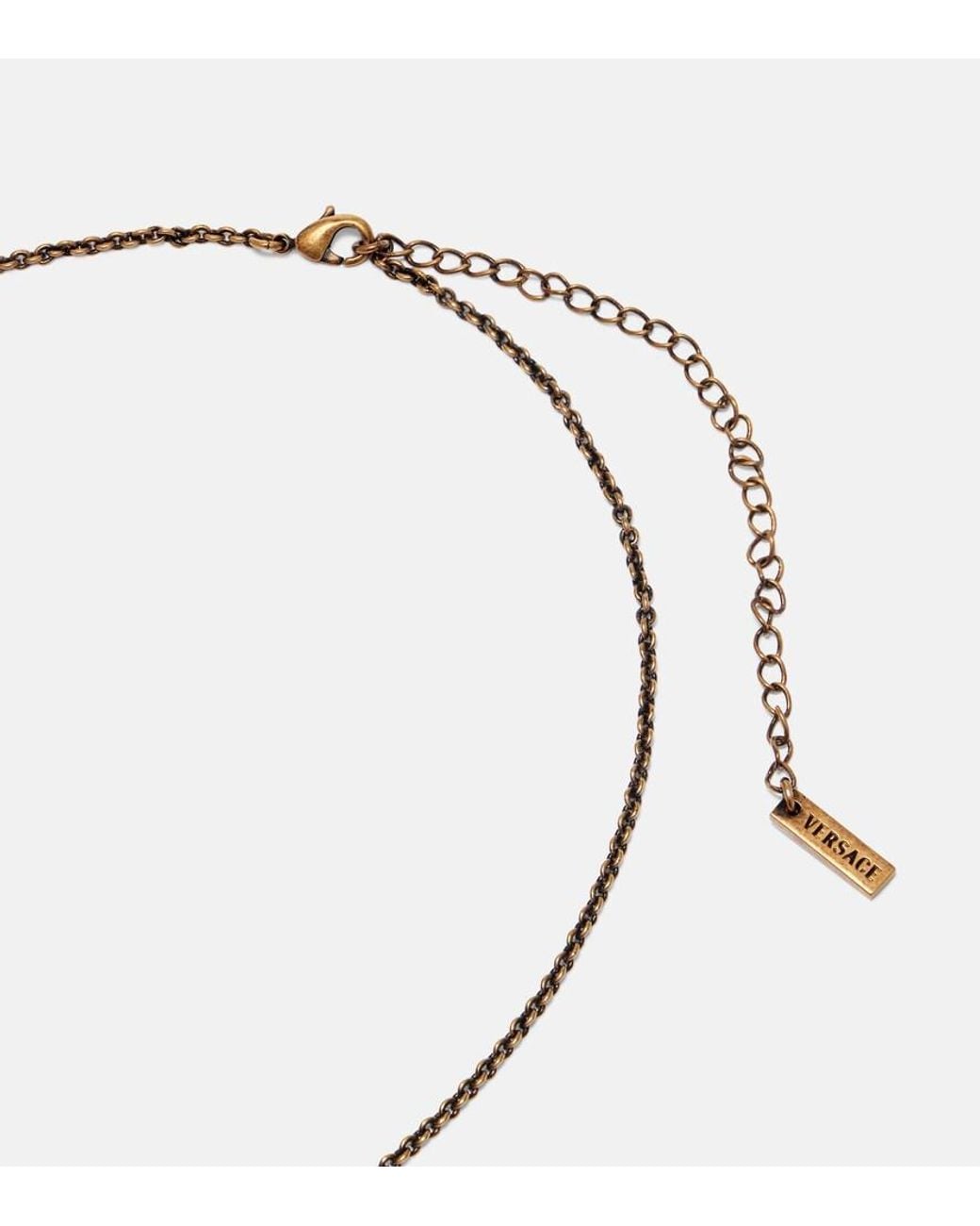 Versace Metallic Halskette Circle