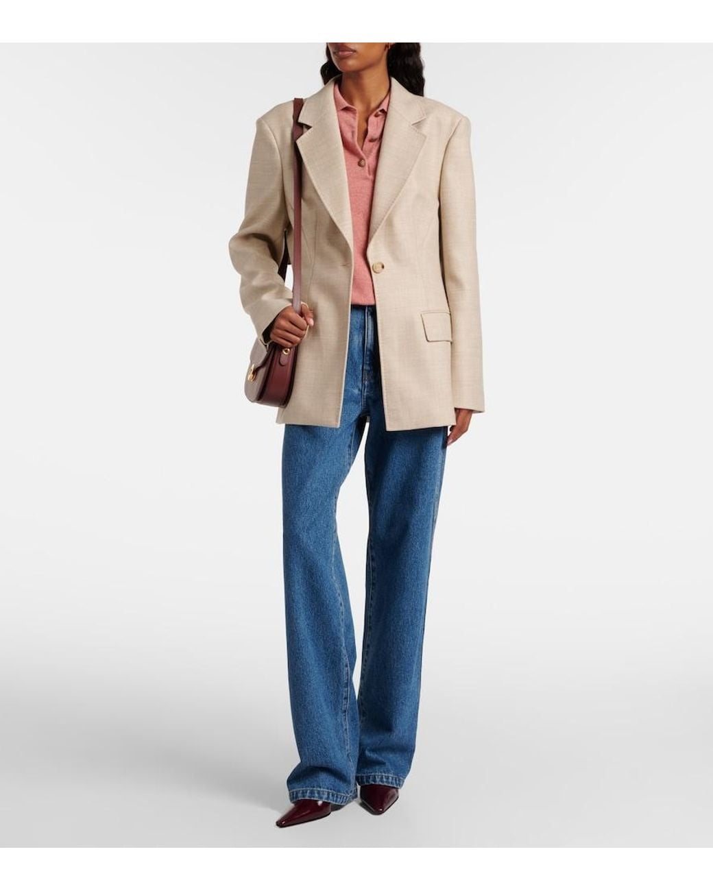 Joseph Blue Chams Straight Jeans