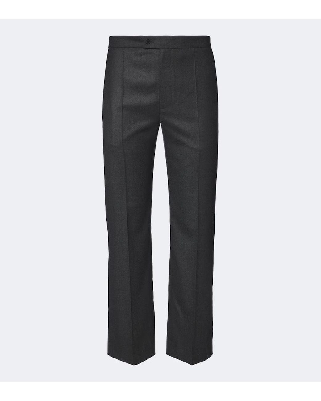 The Row Gray Solal Cashmere Straight Pants for men