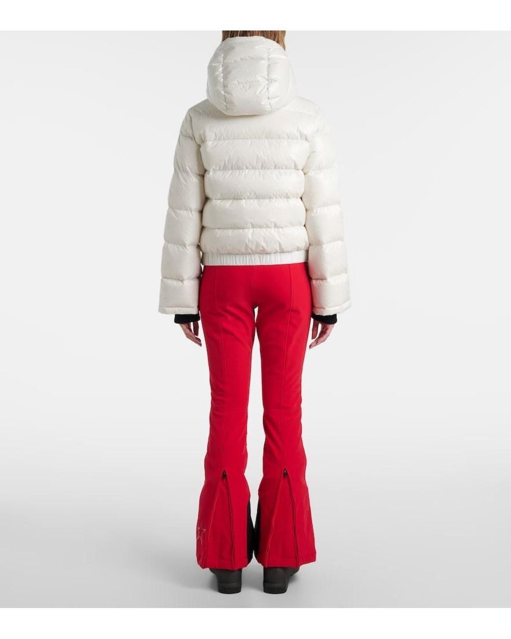 Perfect Moment White Polar Flare Down Ski Jacket