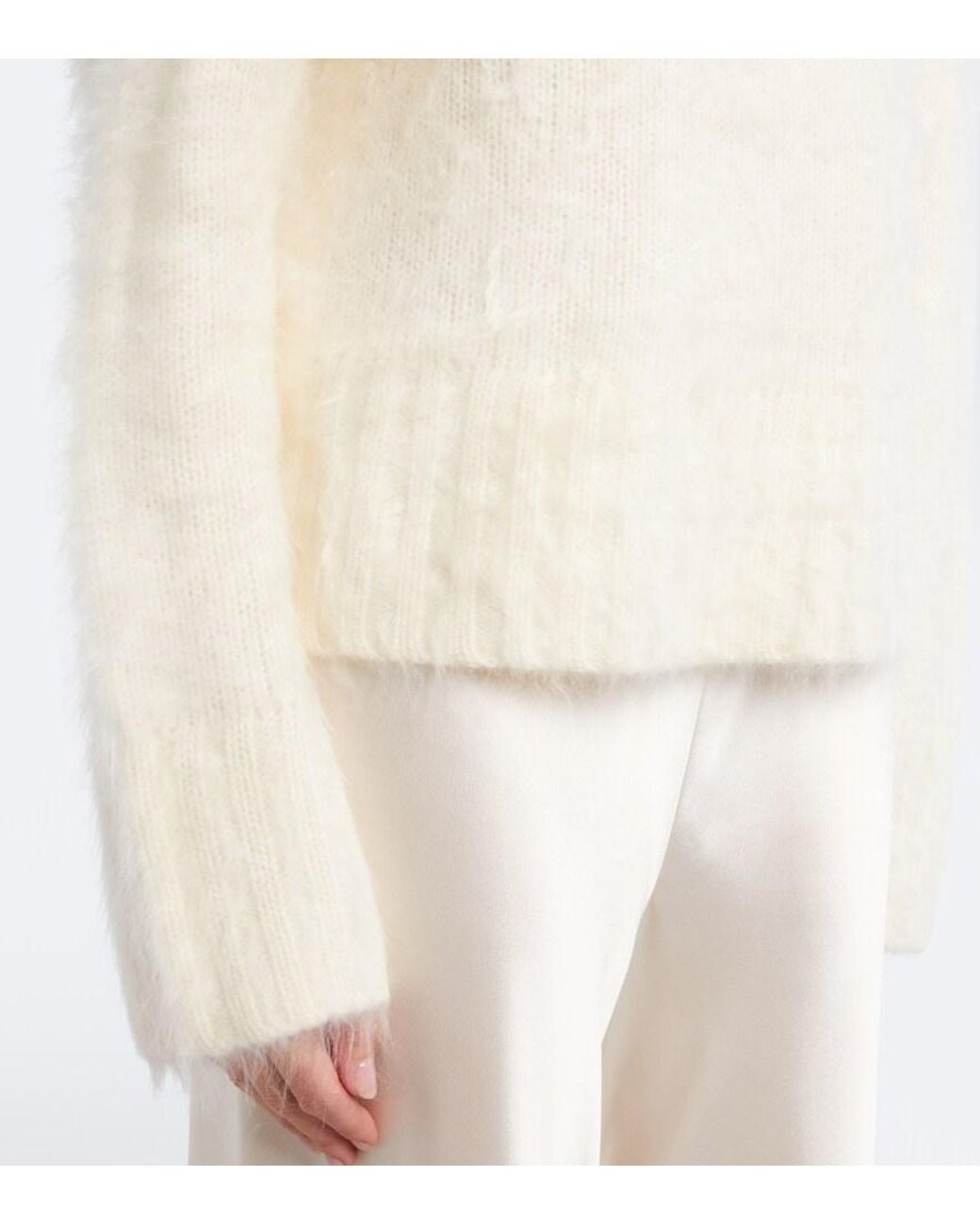 Joseph White Belper Caped Cashmere Sweater